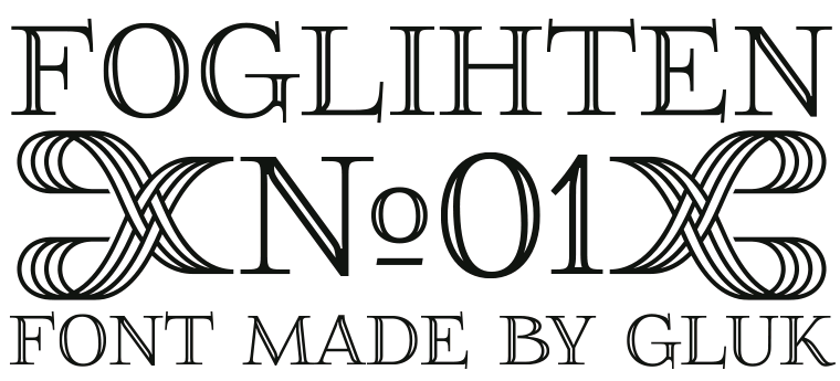 Font FoglihtenNo01 by gluk