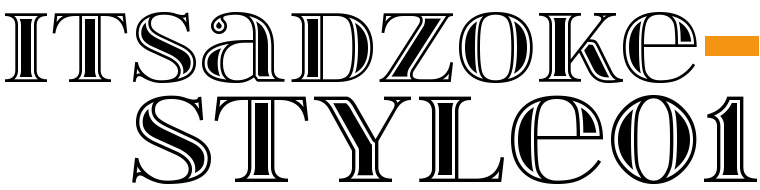 Font ItsadzokeS01 made by gluk