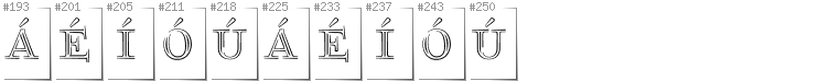 Irisch - Zusätzliche Zeichen in der Schrift FoglihtenNo03