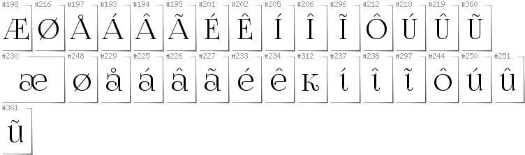 Greenlandic - Additional glyphs in font FoglihtenNo07