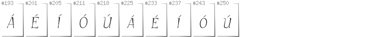 Irisch - Zusätzliche Zeichen in der Schrift GarineldoSC