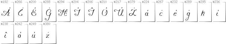 Maltesisch - Zusätzliche Zeichen in der Schrift Konstytucyja