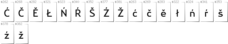 Obersorbisch - Zusätzliche Zeichen in der Schrift Nikodecs