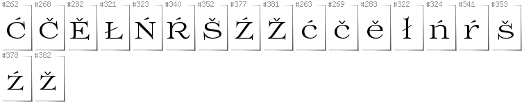 Obersorbisch - Zusätzliche Zeichen in der Schrift Prida01