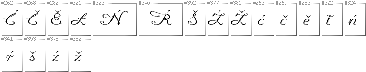 Obersorbisch - Zusätzliche Zeichen in der Schrift Promocyja