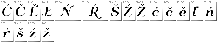 Obersorbisch - Zusätzliche Zeichen in der Schrift QumpellkaNo12