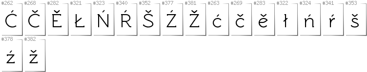 Obersorbisch - Zusätzliche Zeichen in der Schrift Rawengulk