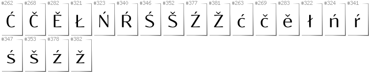 Niedersorbisch - Zusätzliche Zeichen in der Schrift Resagokr