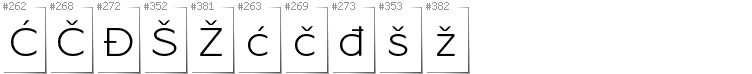 Bosnisch - Zusätzliche Zeichen in der Schrift Resamitz