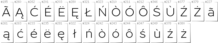 Kaschubisch - Zusätzliche Zeichen in der Schrift Resamitz