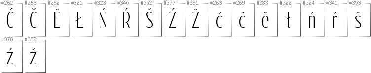 Obersorbisch - Zusätzliche Zeichen in der Schrift Reswysokr