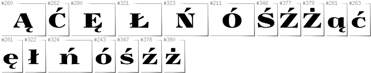 Polnisch - Zusätzliche Zeichen in der Schrift Yokawerad