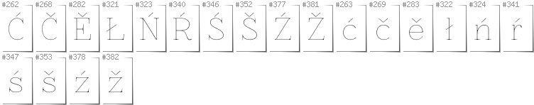 Niedersorbisch - Zusätzliche Zeichen in der Schrift Znikomit