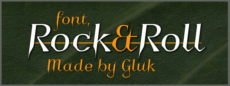 font Charakterny from glukfonts.pl