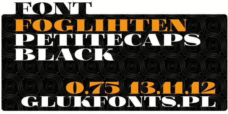 Font Foglihten Black