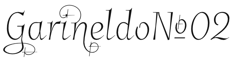 Font GarineldoNo02 by gluk