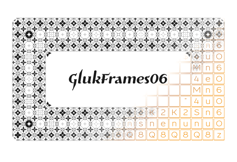 Font GlukFrames06 made by gluk
