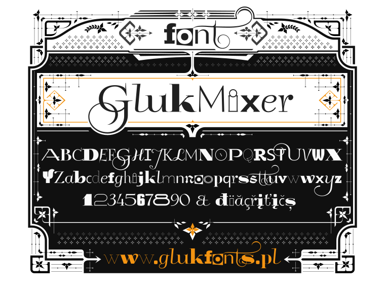 Font GlukMixer made by gluk
