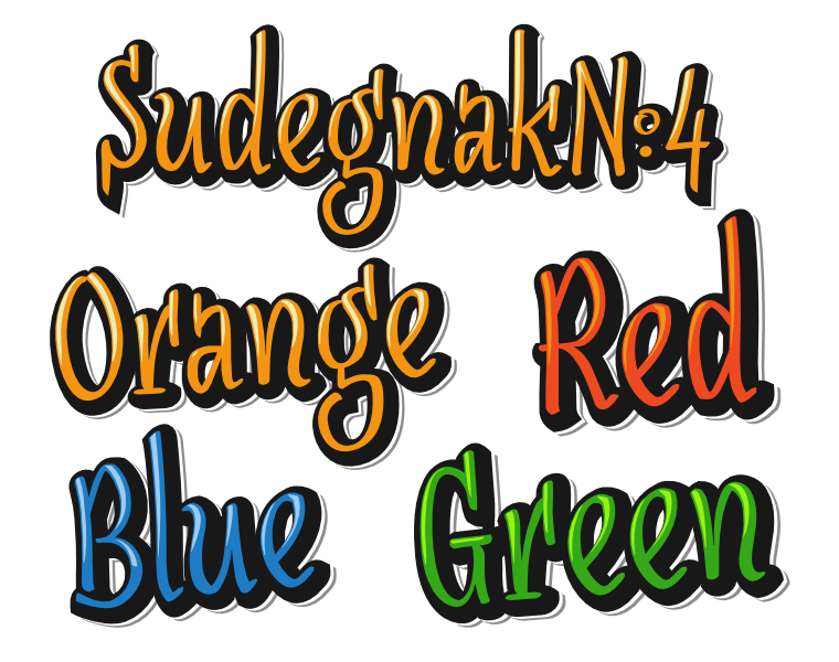 Font SudegnakNo4 made by gluk