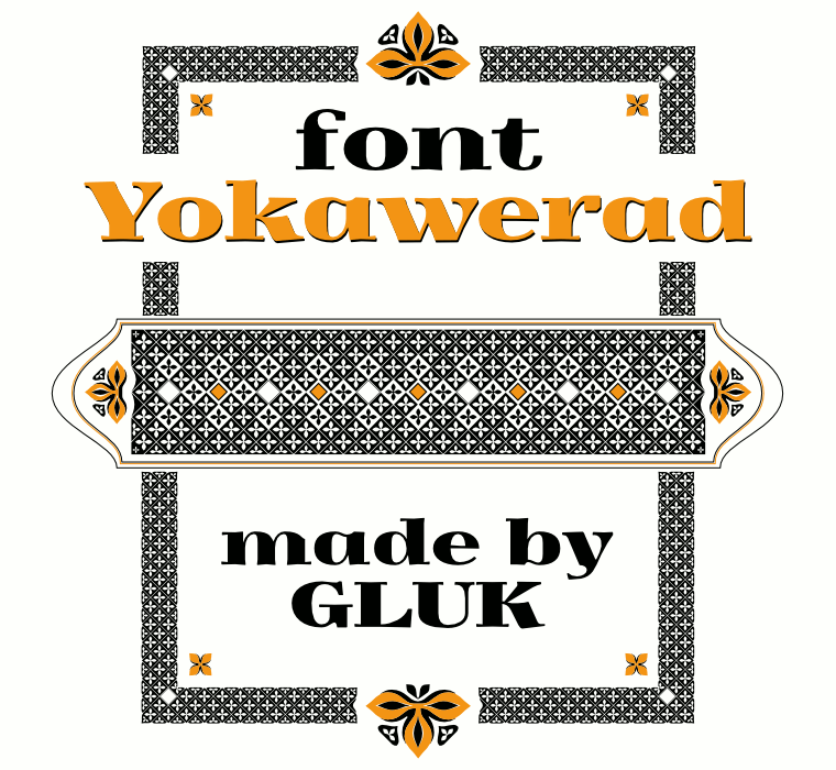 font Yokawerad preview a