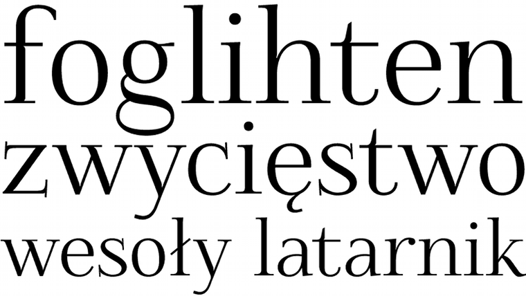 Font Foglihten Ligatures by gluk