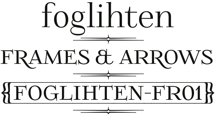 Font FoglihtenFr01 made by gluk