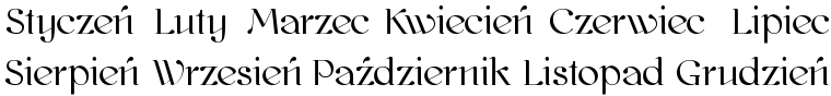 Font Kawoszeh by gluk