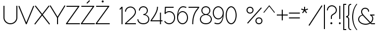 Font RawengulkSans numbers by gluk